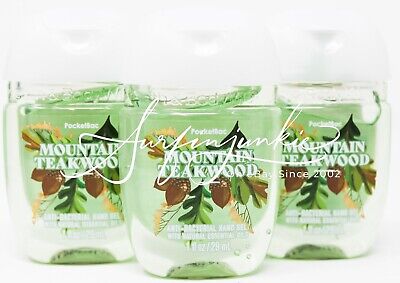 BATH &amp; BODY WORKS GEL ANTIBACTERIAL "MOUNTAIN TEAKWOOD"