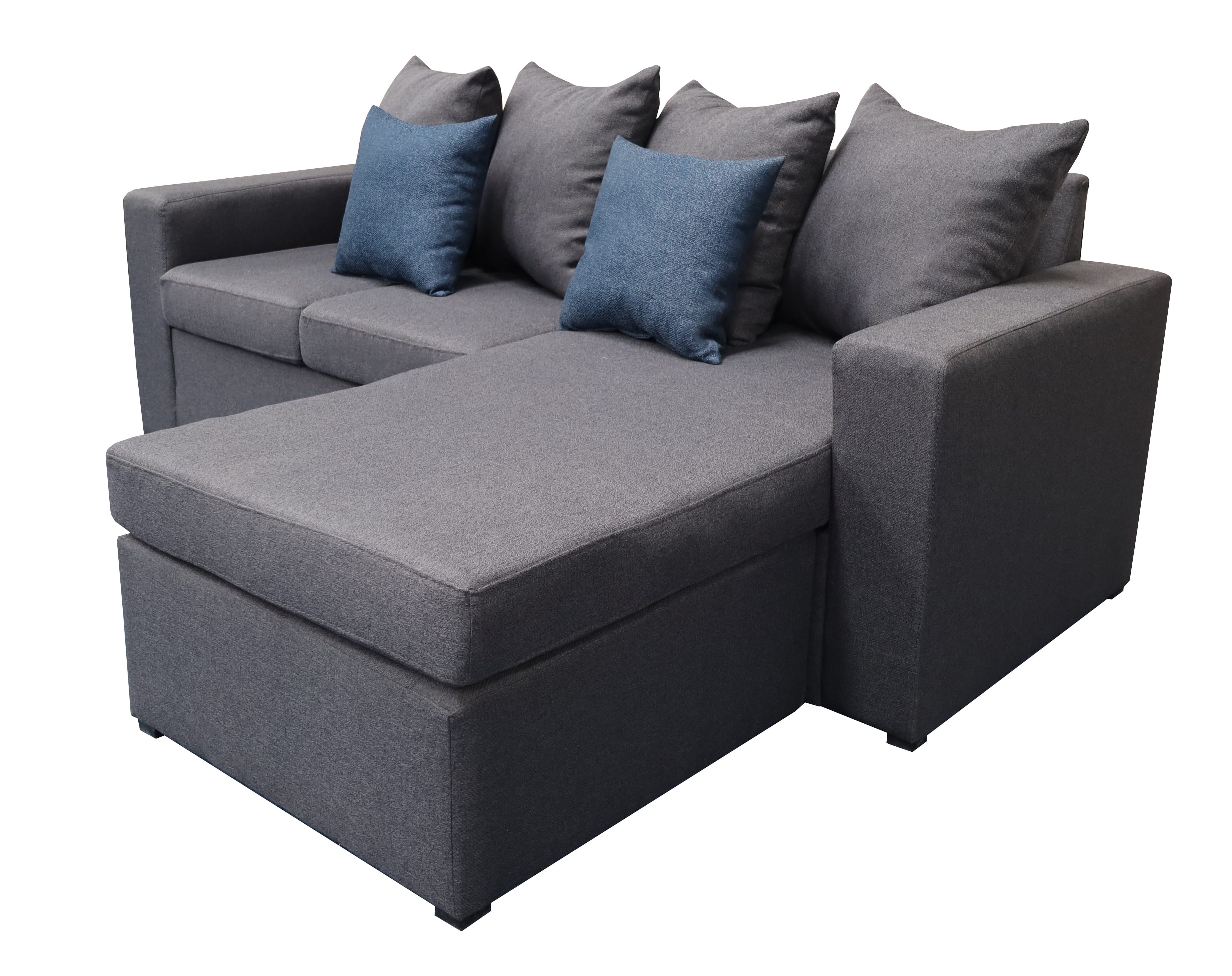 Sala Esquinera EL BAZAR STORE Ares 215x165 cm Lino nacional Gris Oxford