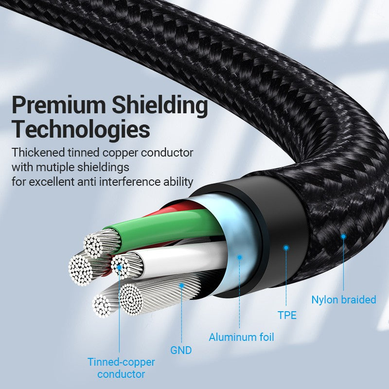 Vention Cable USB C A Tipo Macho 2 En 1 De Carga Rápida Para Huawei