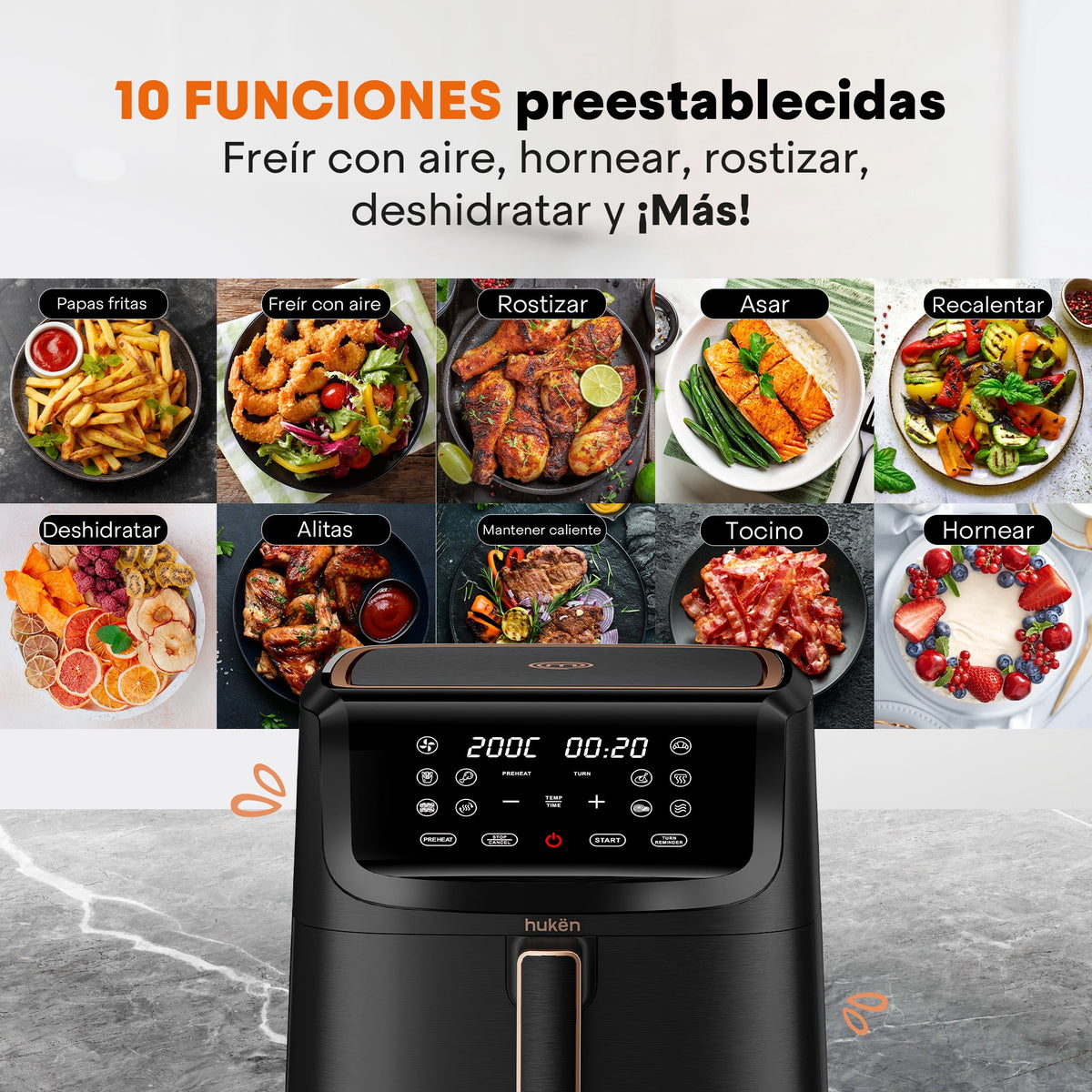 Freidora de Aire Multifuncional