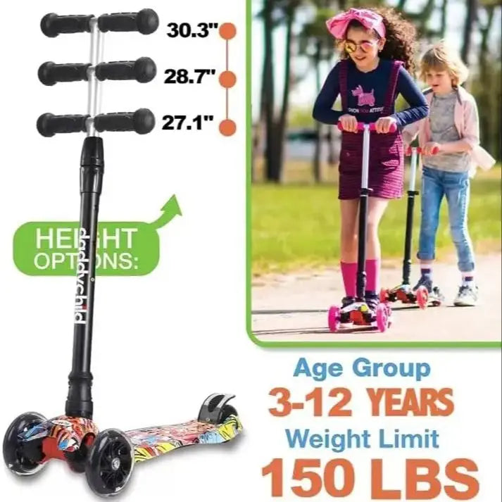 Scooter para niños tres ruedas