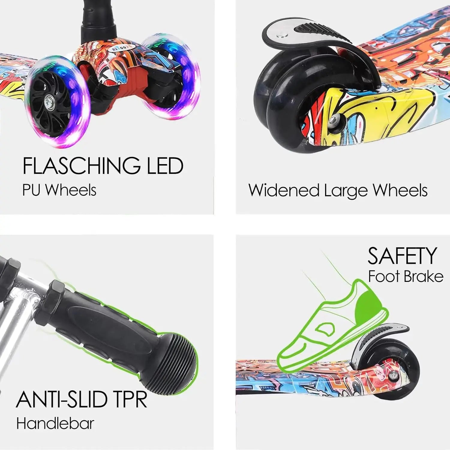 Scooter para niños tres ruedas