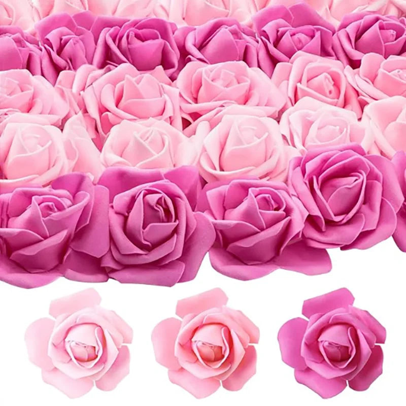 Rosa de espuma, flores artificiales