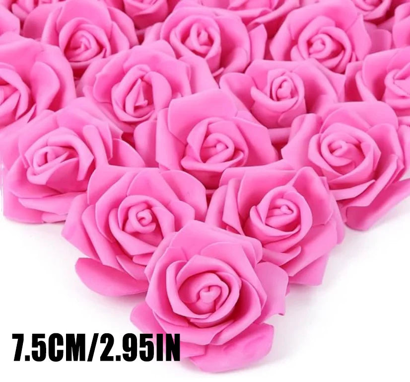 Rosa de espuma, flores artificiales