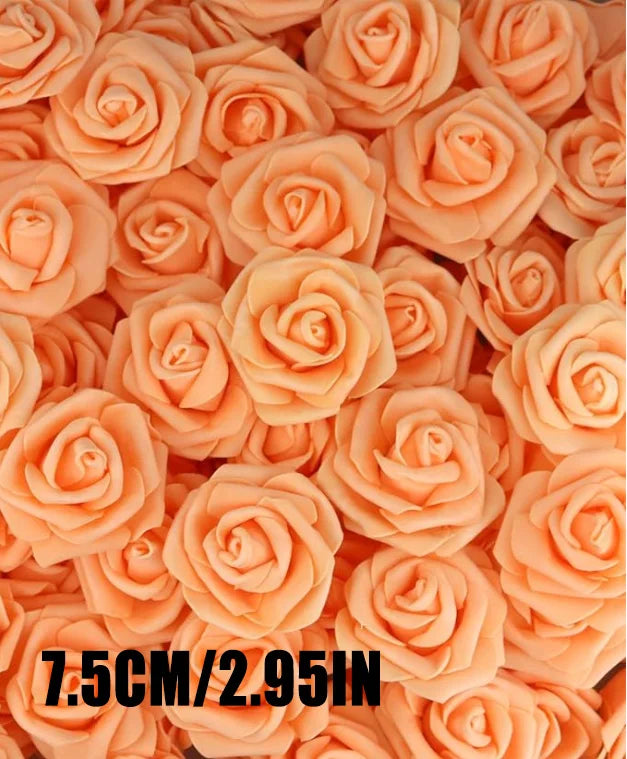Rosa de espuma, flores artificiales