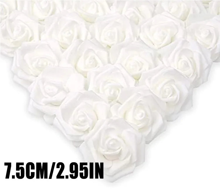 Rosa de espuma, flores artificiales