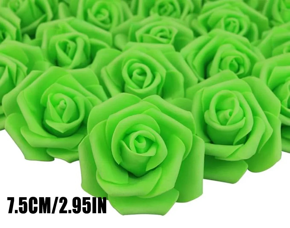 Rosa de espuma, flores artificiales