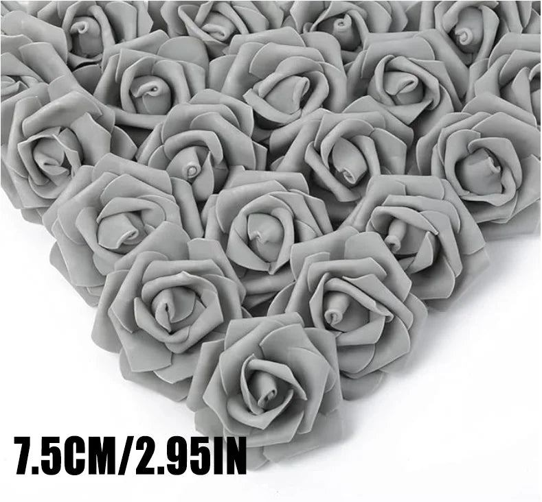 Rosa de espuma, flores artificiales
