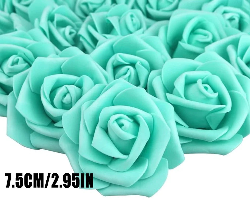 Rosa de espuma, flores artificiales