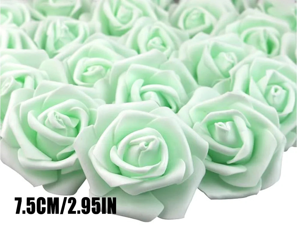 Rosa de espuma, flores artificiales