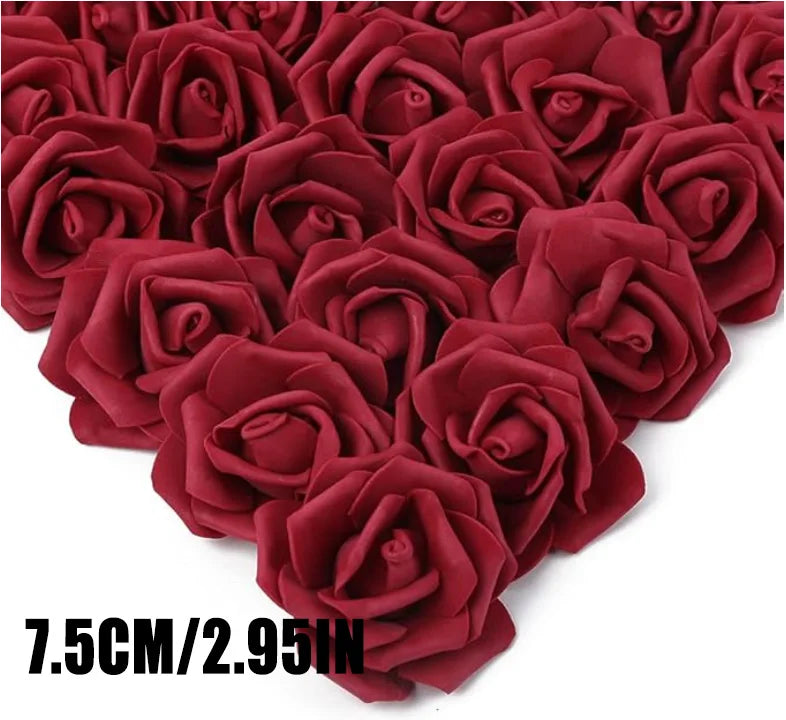 Rosa de espuma, flores artificiales