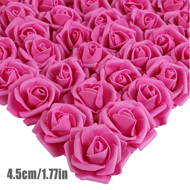 Rosa de espuma, flores artificiales