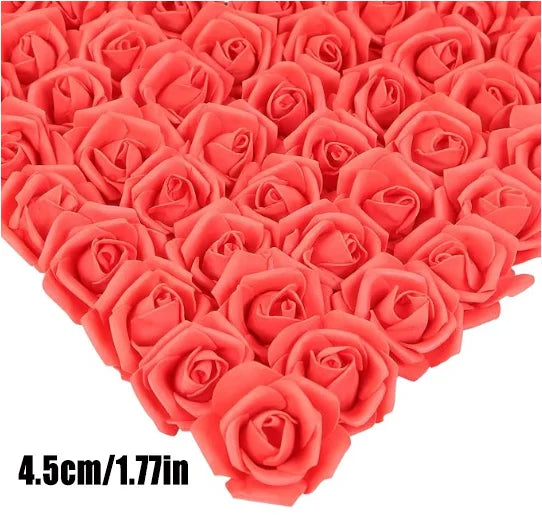 Rosa de espuma, flores artificiales