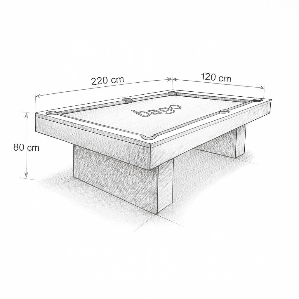 Mesa de Billar Residencial California Junior