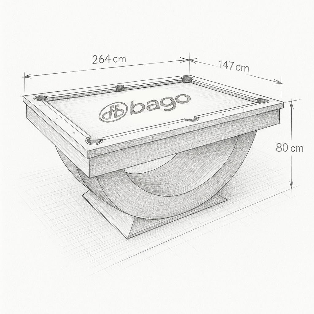 Mesa de Billar Profesional Arcada