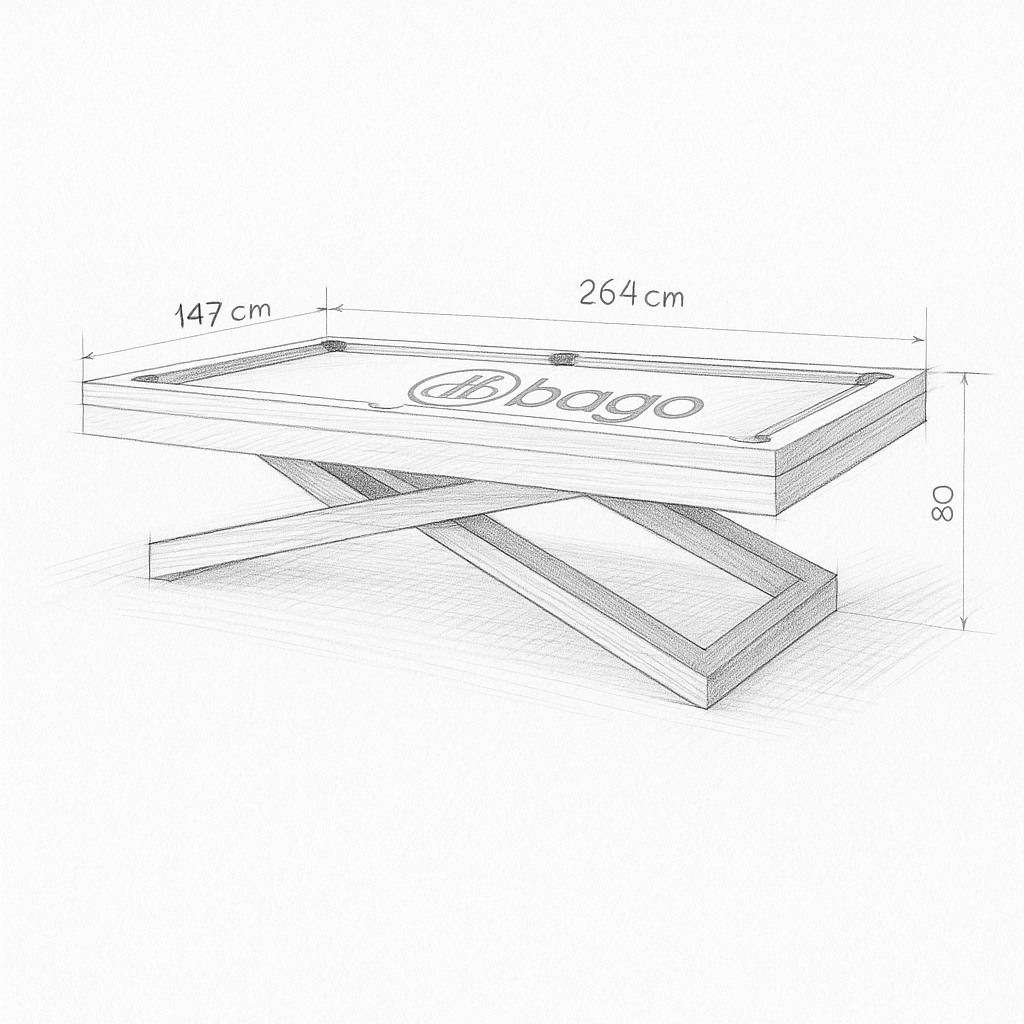 Mesa de Billar Profesional Praga