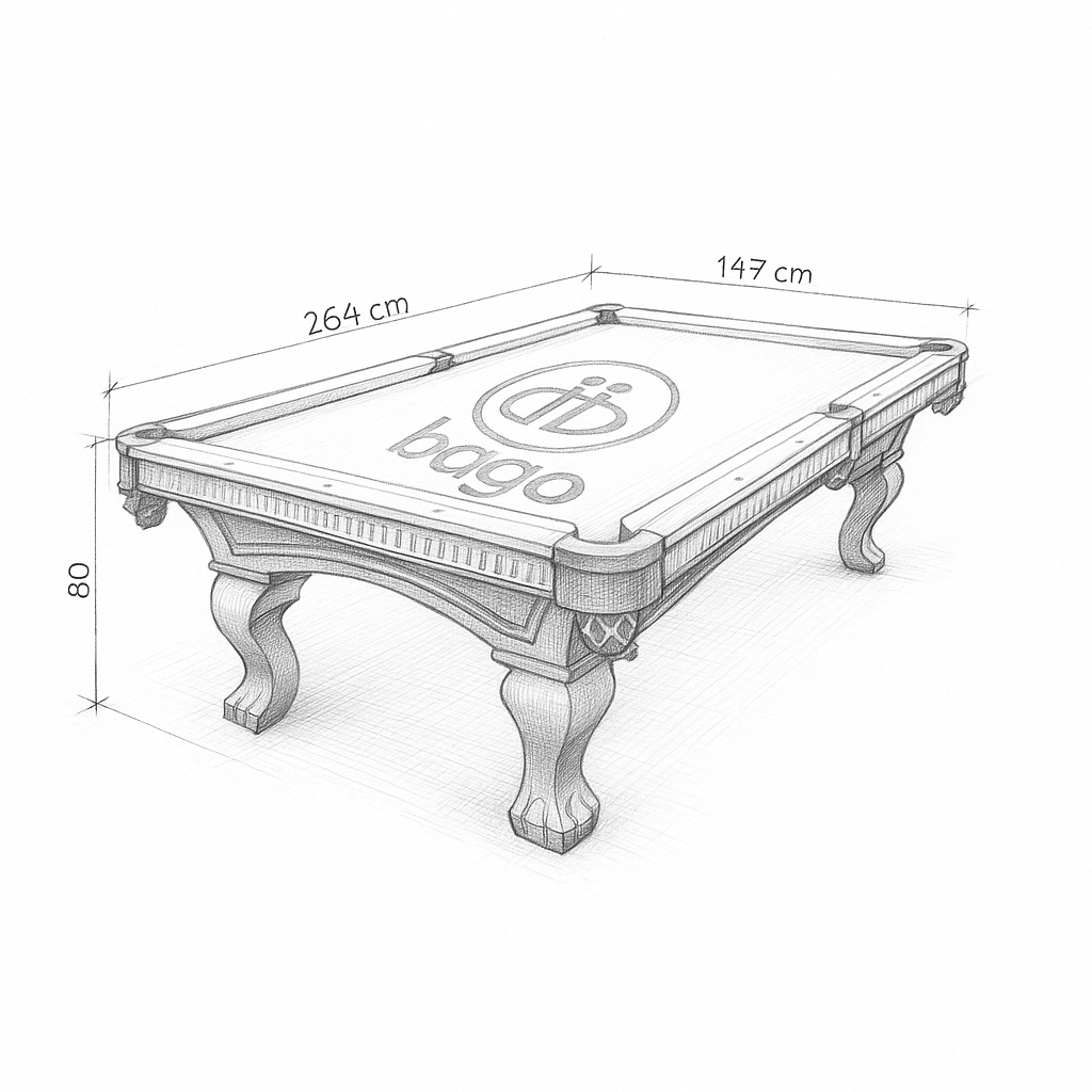 Mesa de Billar Profesional Roma