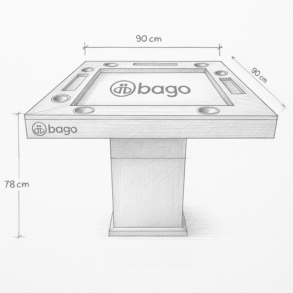 Mesa Cuadrada de Juegos