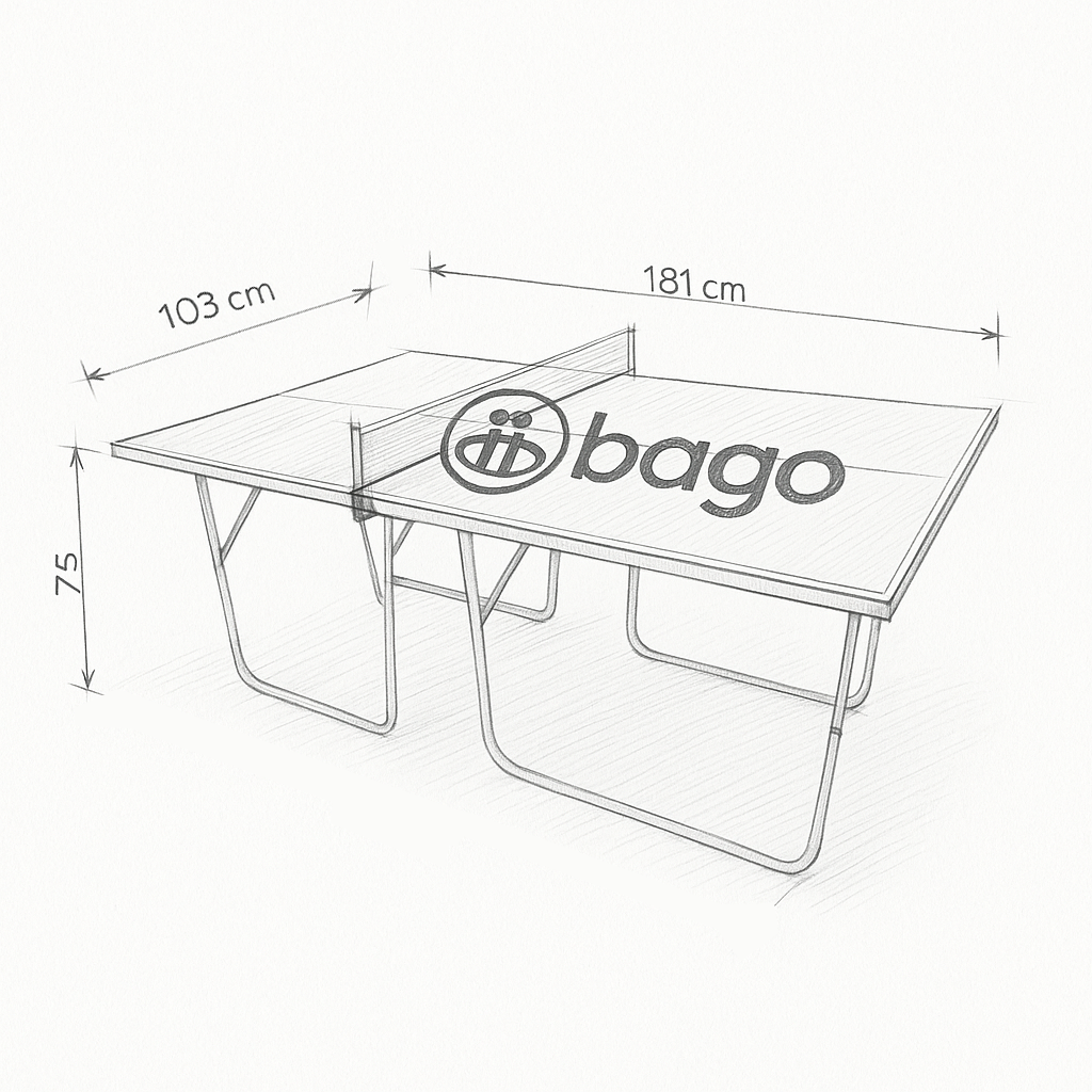 Mesa de Ping Pong Junior para Interior