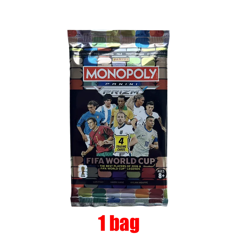 2026 Panini Prizm FIFA World Cup Soccer Card Monopoly Sticker