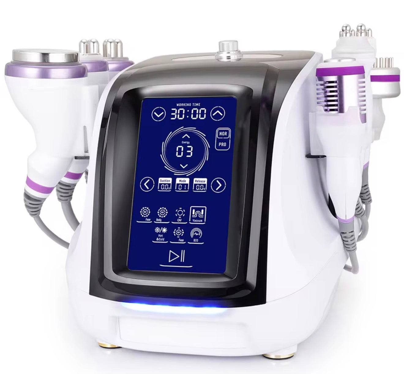 cavitación 8 en 1, máquina de adelgazamiento láser Lipo multifuncional para esculpir el cuerpo, radiofrecuencia 40K