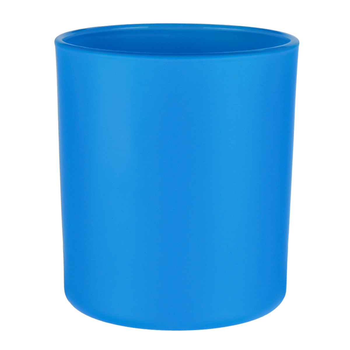 EOL - 210ml - Mónaco Vaso de vidrio para velas - Frasco Azul Cielo Mate