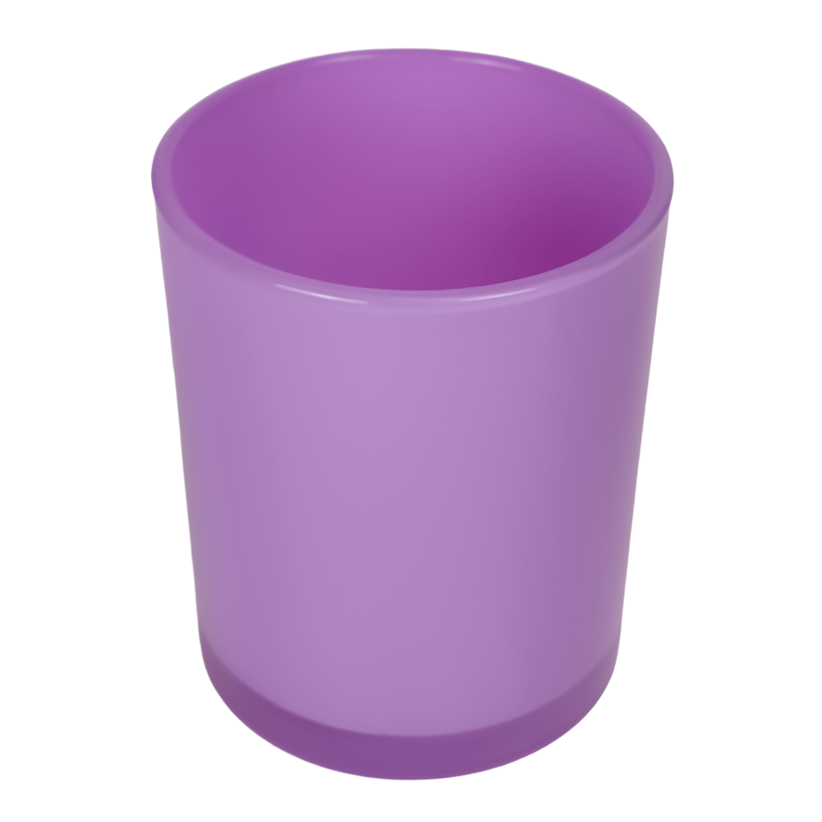 EOL - 210ml - Mónaco Vaso de vidrio para velas - Frasco Morado Brillante