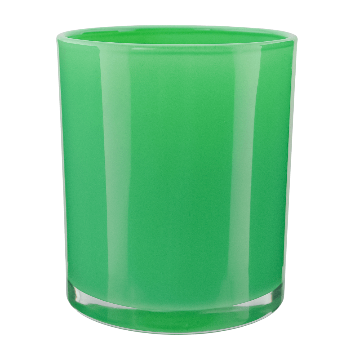 EOL - 210ml - Mónaco Vaso de vidrio para velas - Frasco Verde Brillante