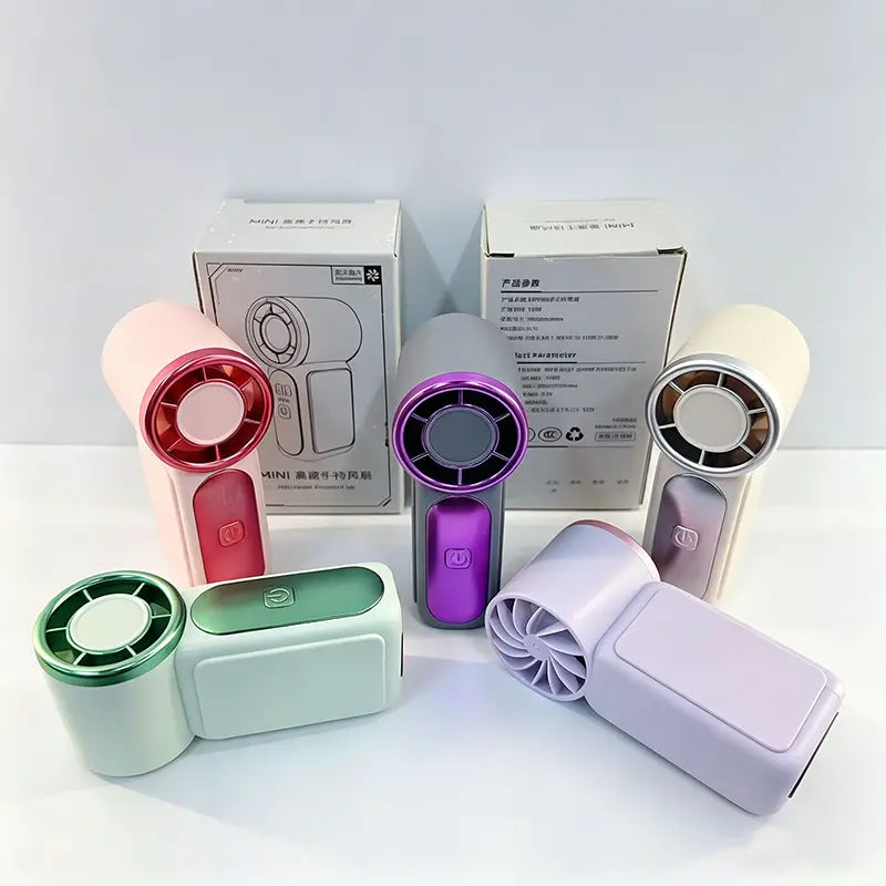 Ventilador de mano compacto y portátil