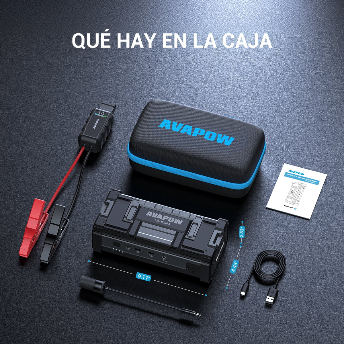 Arrancador de Auto Batería AVAPOW