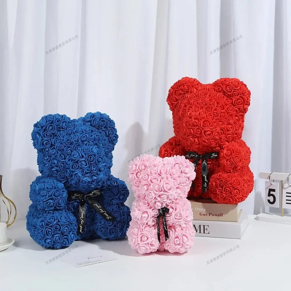 oso rosa de peluche