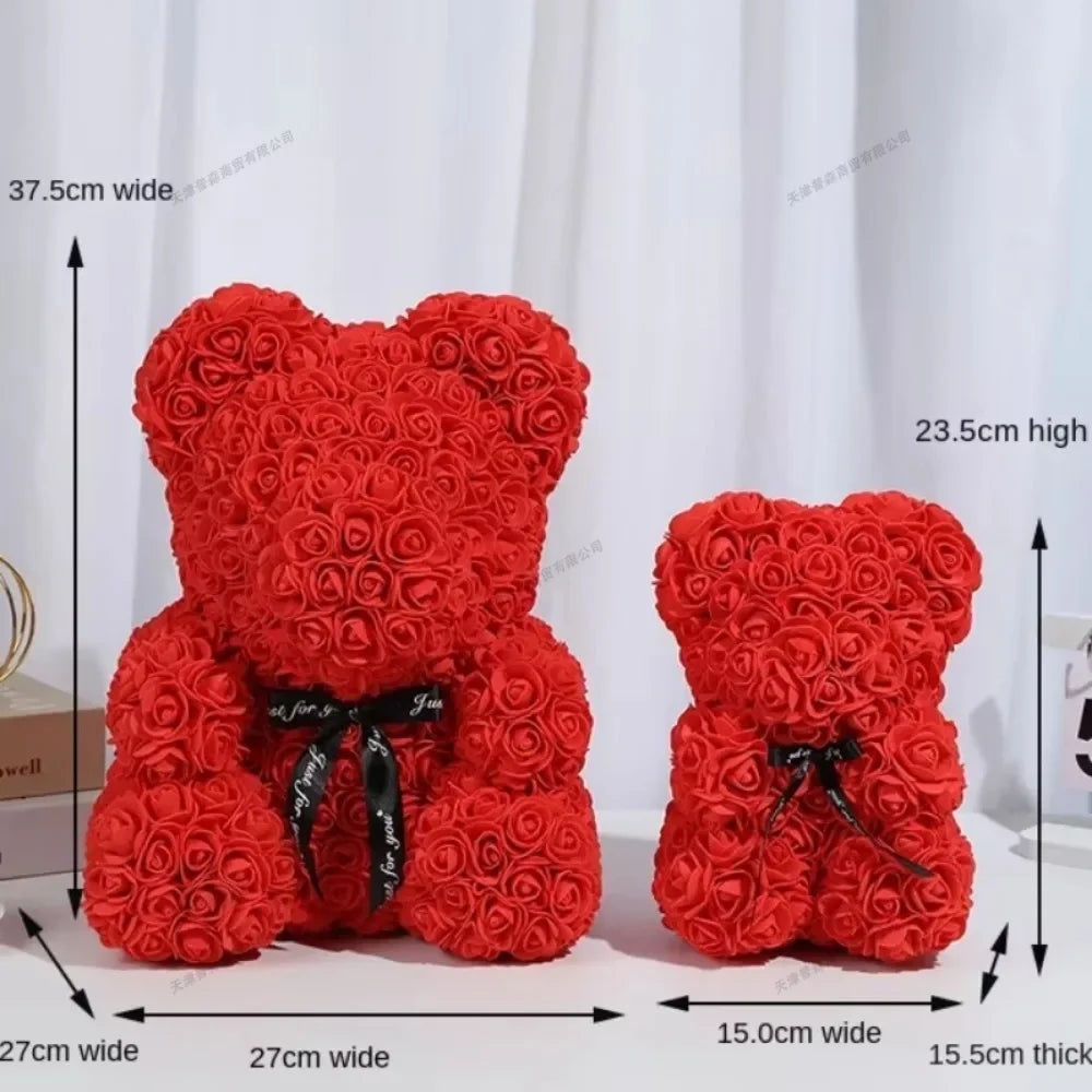 oso rosa de peluche