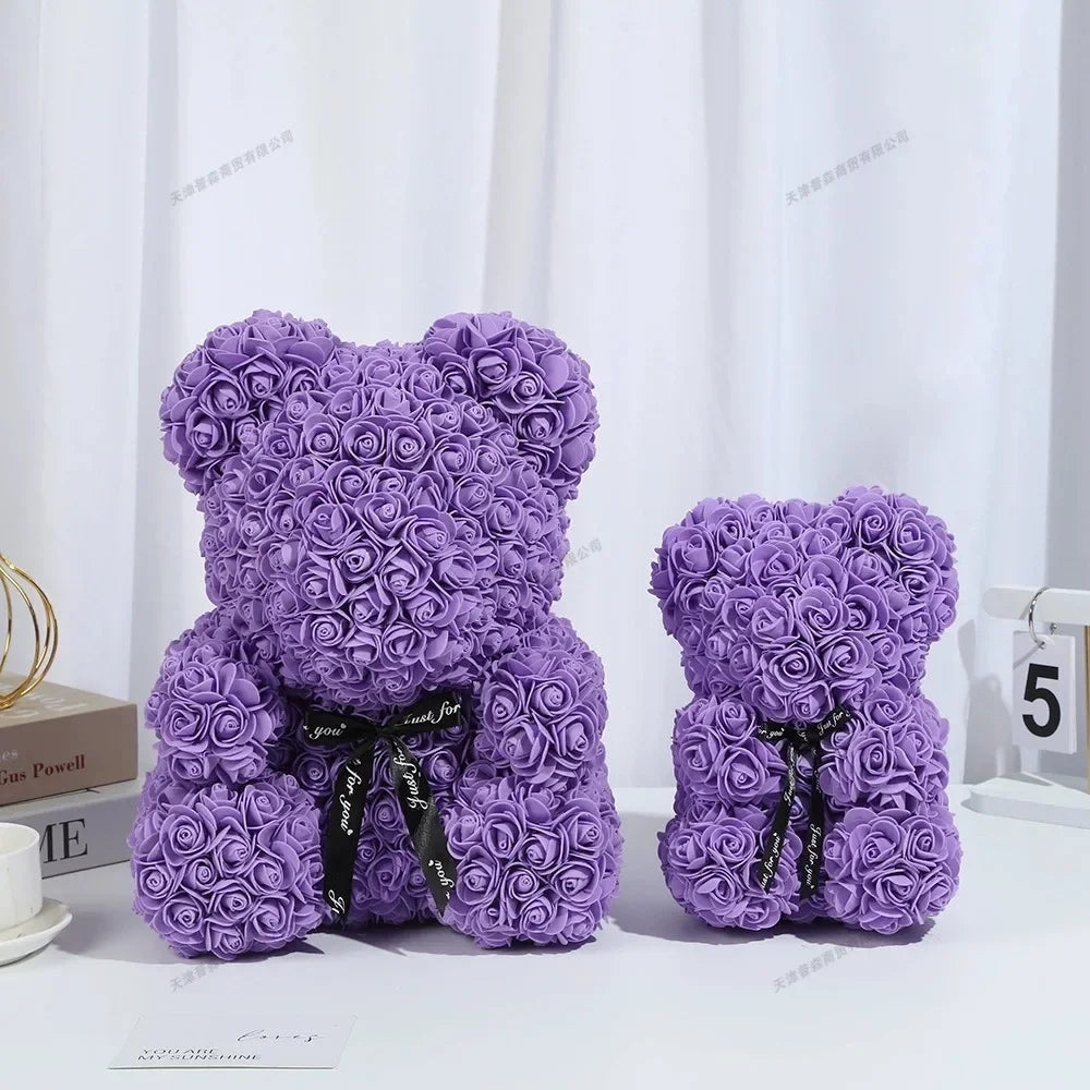 oso rosa de peluche