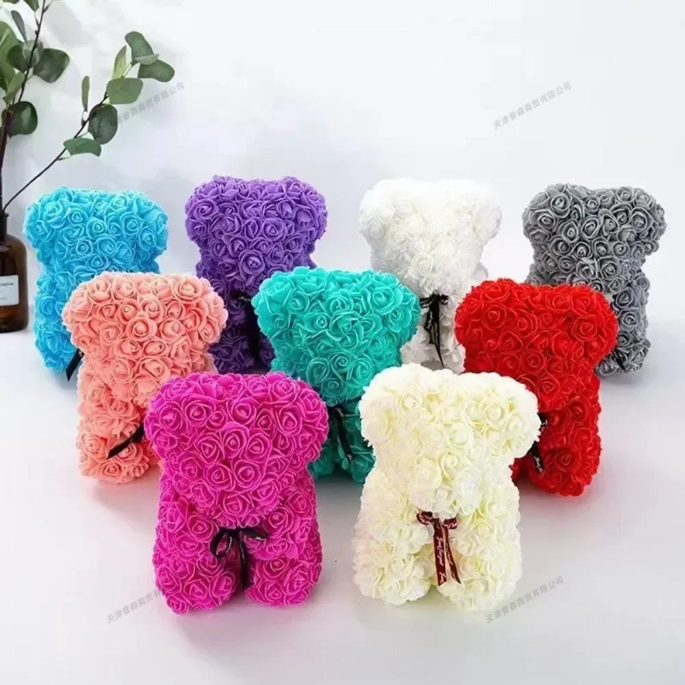 oso rosa de peluche