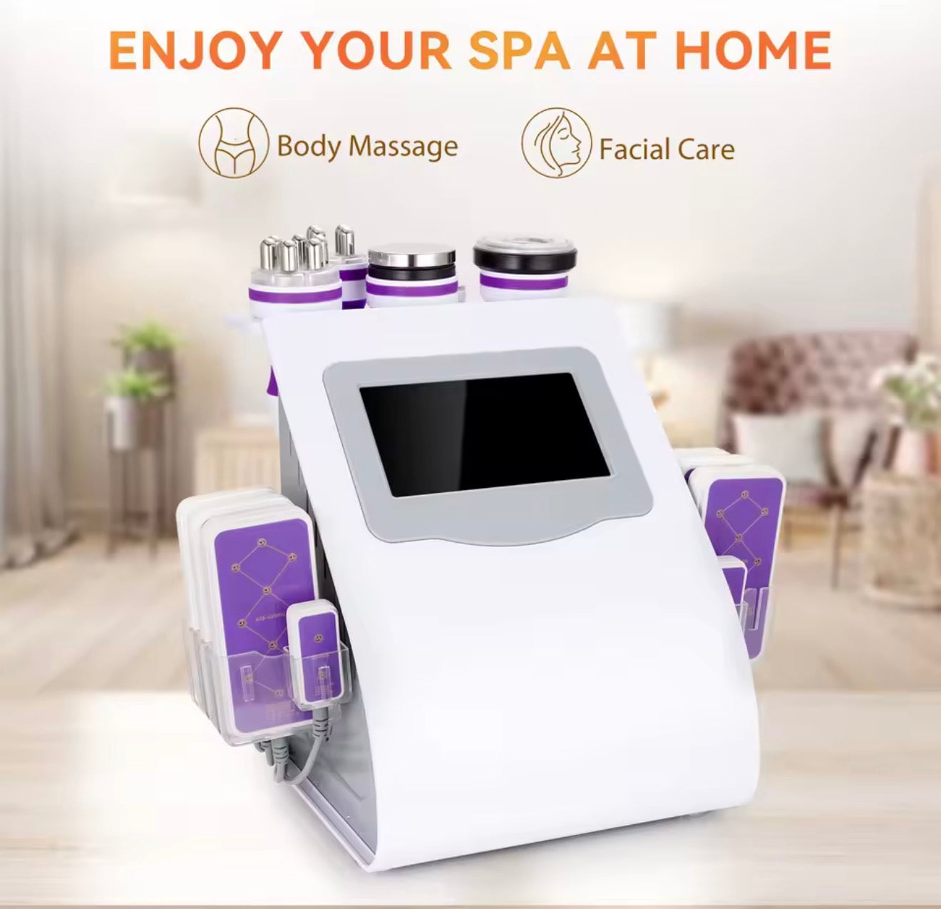 mychway 6 en 1 cavitación 2.0 40K cuerpo vacío esculpido RF máquina de belleza delgada