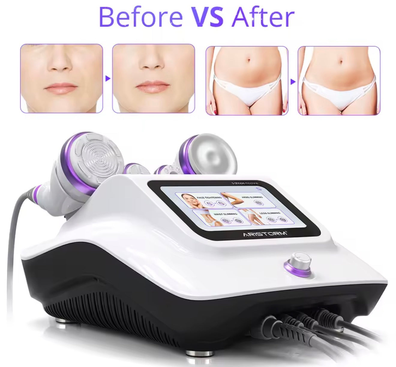 Máquina de cavitación en forma de S Aristorm 30k