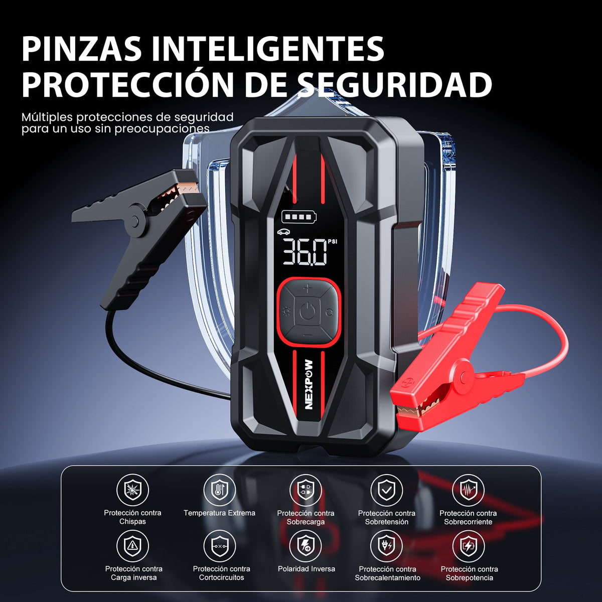 Arrancador de Auto Bateria