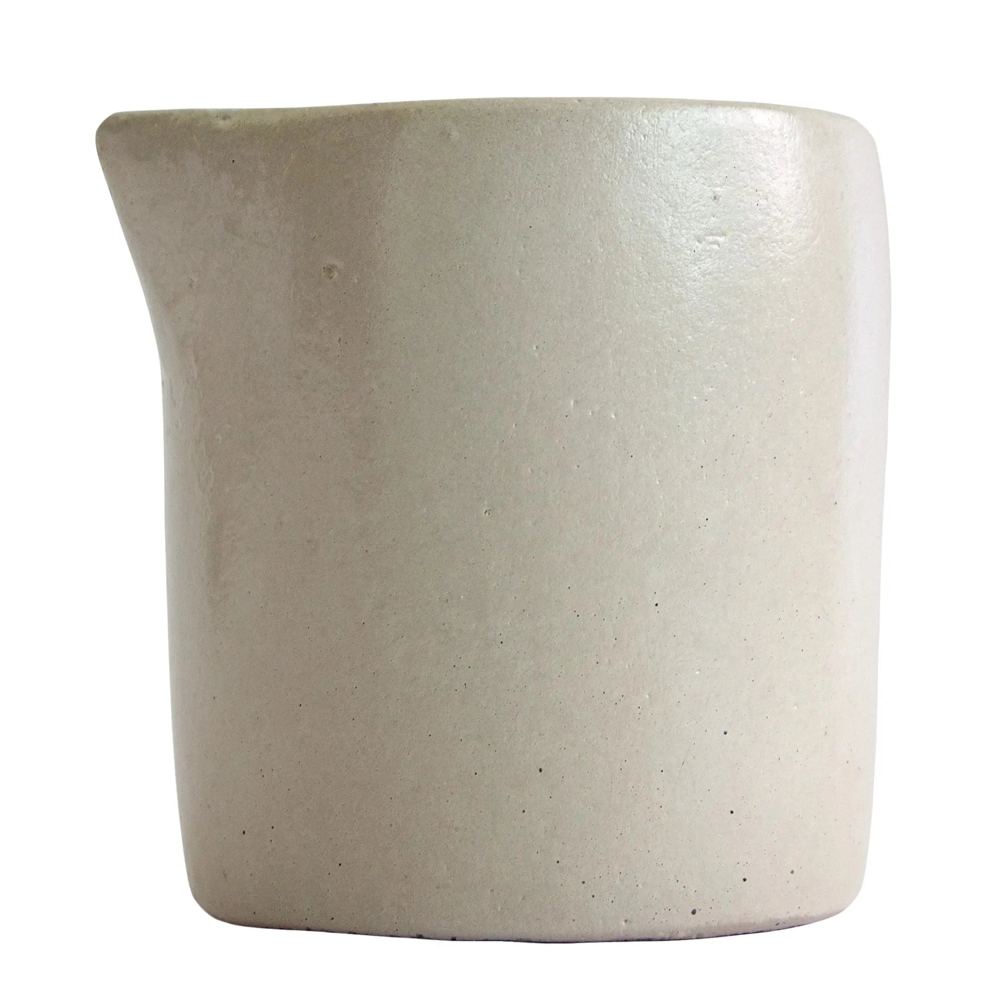 EOL - 260ml - Carrara Vaso de Concreto para Velas de Masaje - Frasco Blanco