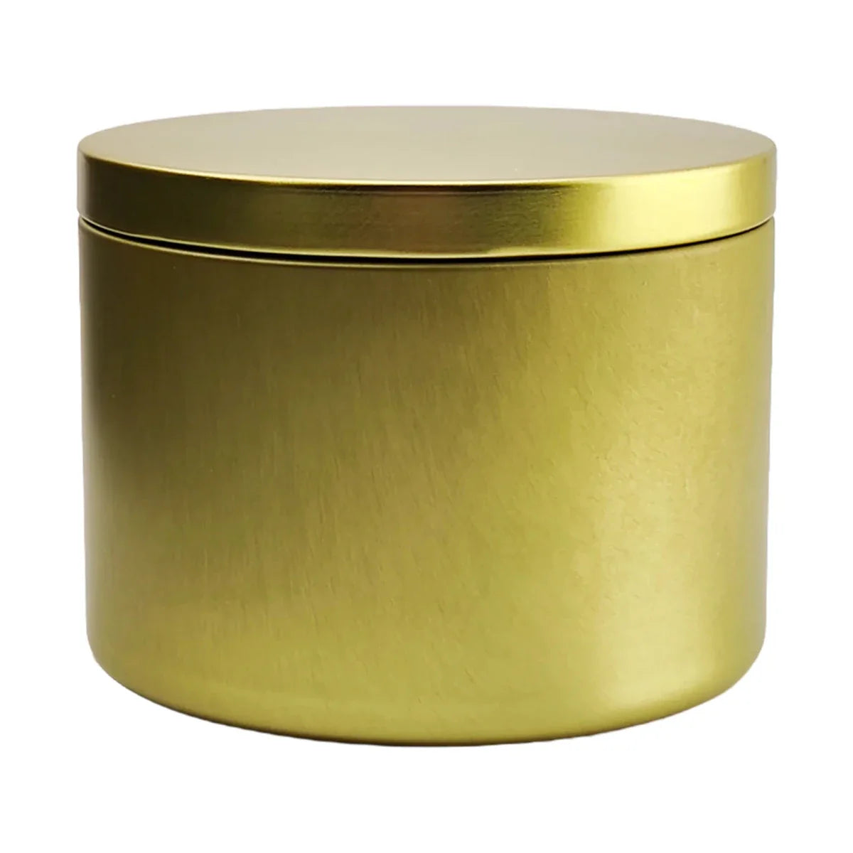130ml - Tokio Lata de Aluminio Recto para velas - Frasco Dorado