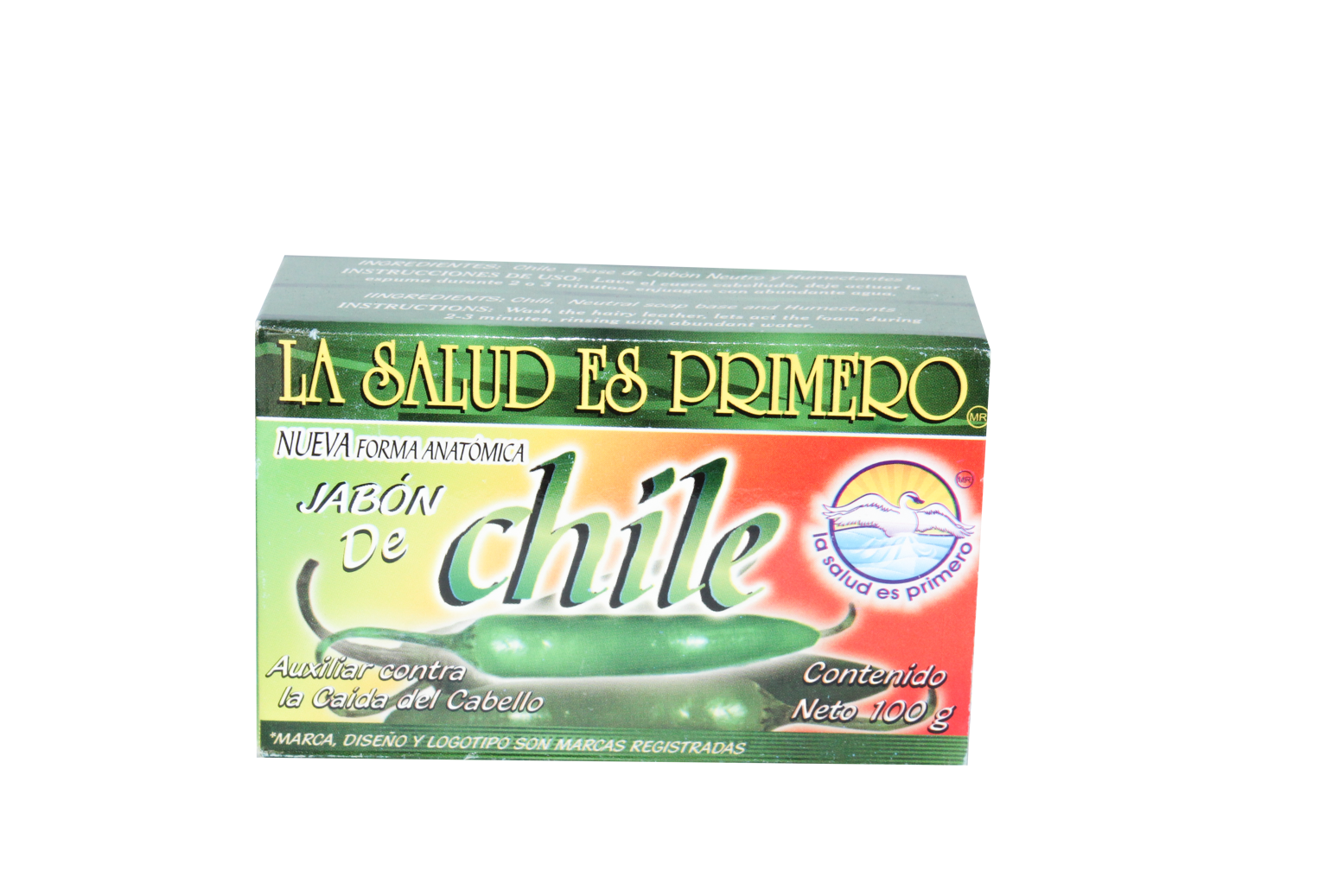 JABON DE CHILE 100 GR LA SALUD ES PRIMERO