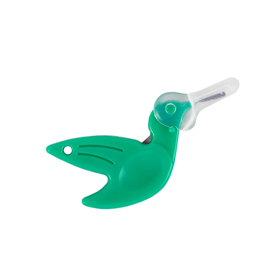 Enhebrador de aguja y Cortahilos de Colibrí verde Dritz