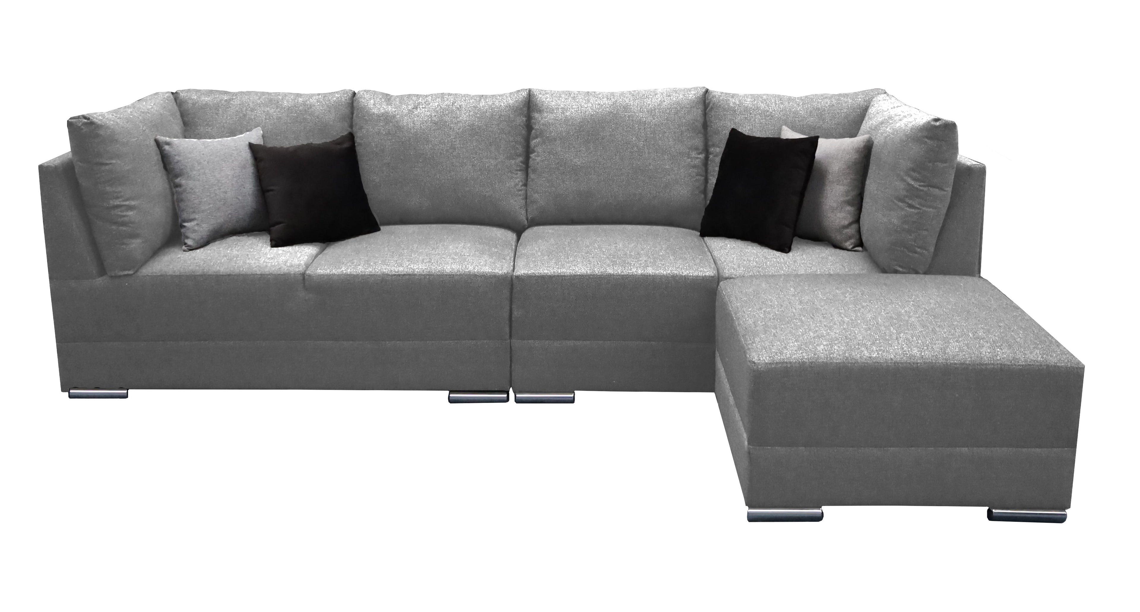 Sala Esquinera El Bazar Store Hades Beige 300x85 cm Tela Lino nacional Modular