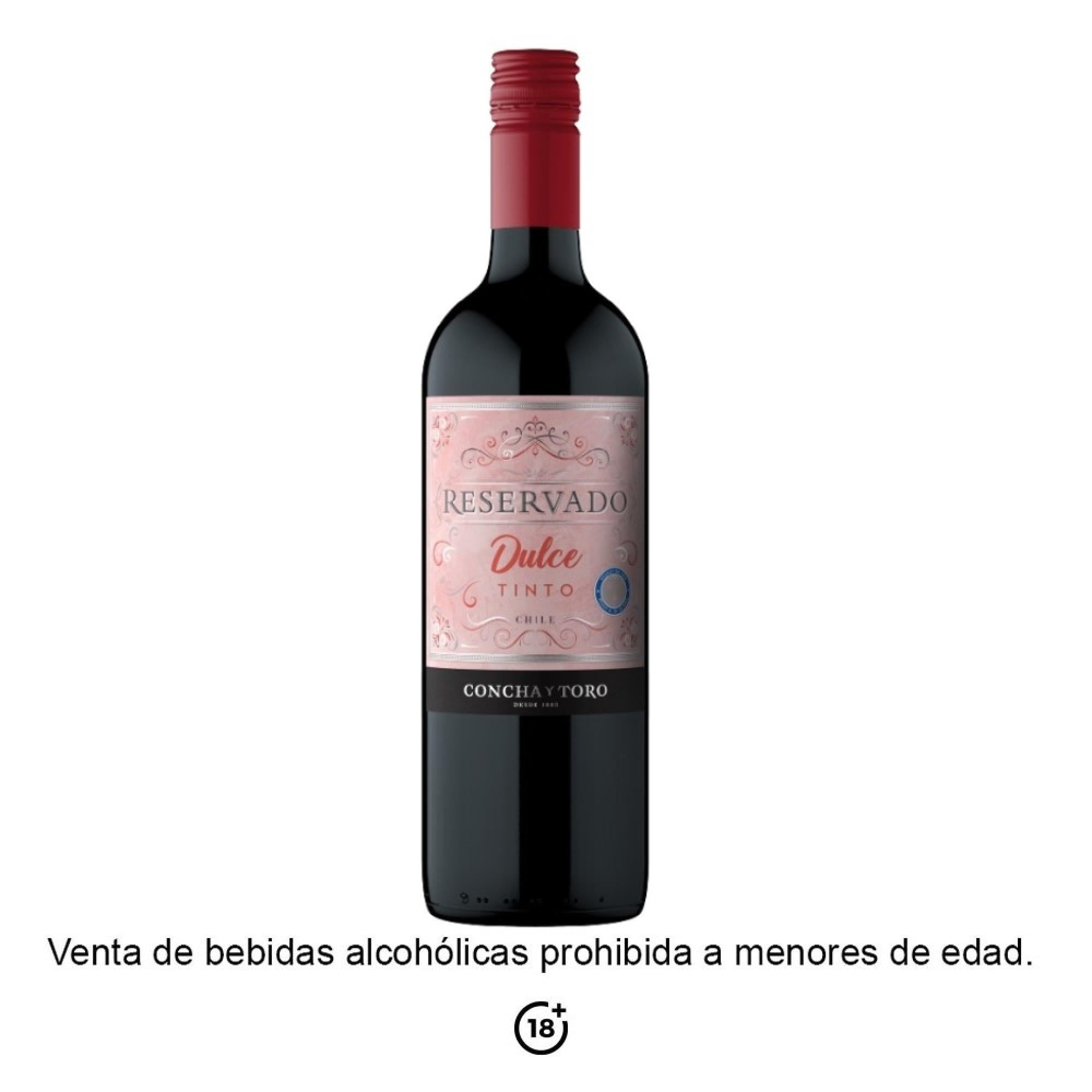 Vino Tinto Concha y Toro dulce 750 ml