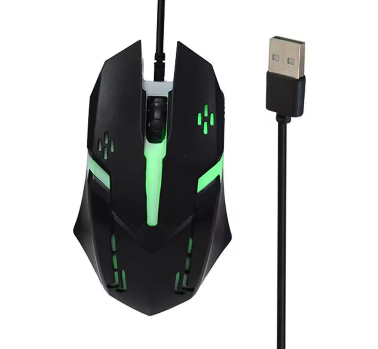 Mouse Con Luz LED Alámbrico USB