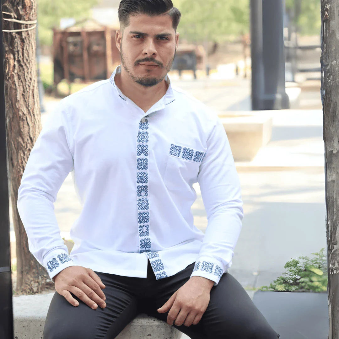 Camisa Guayabera Manga Larga Talavera