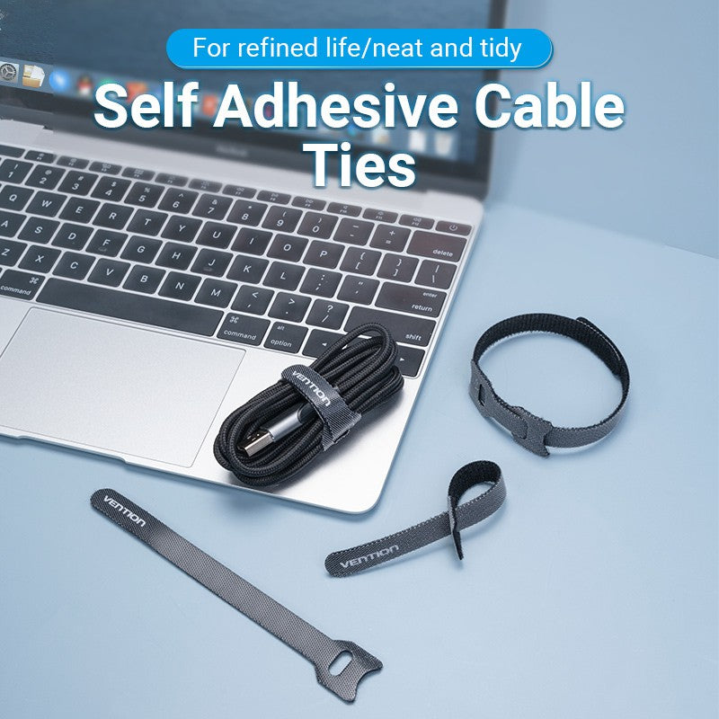 Organizador De cables autoadhesivo De alambre Enrollador