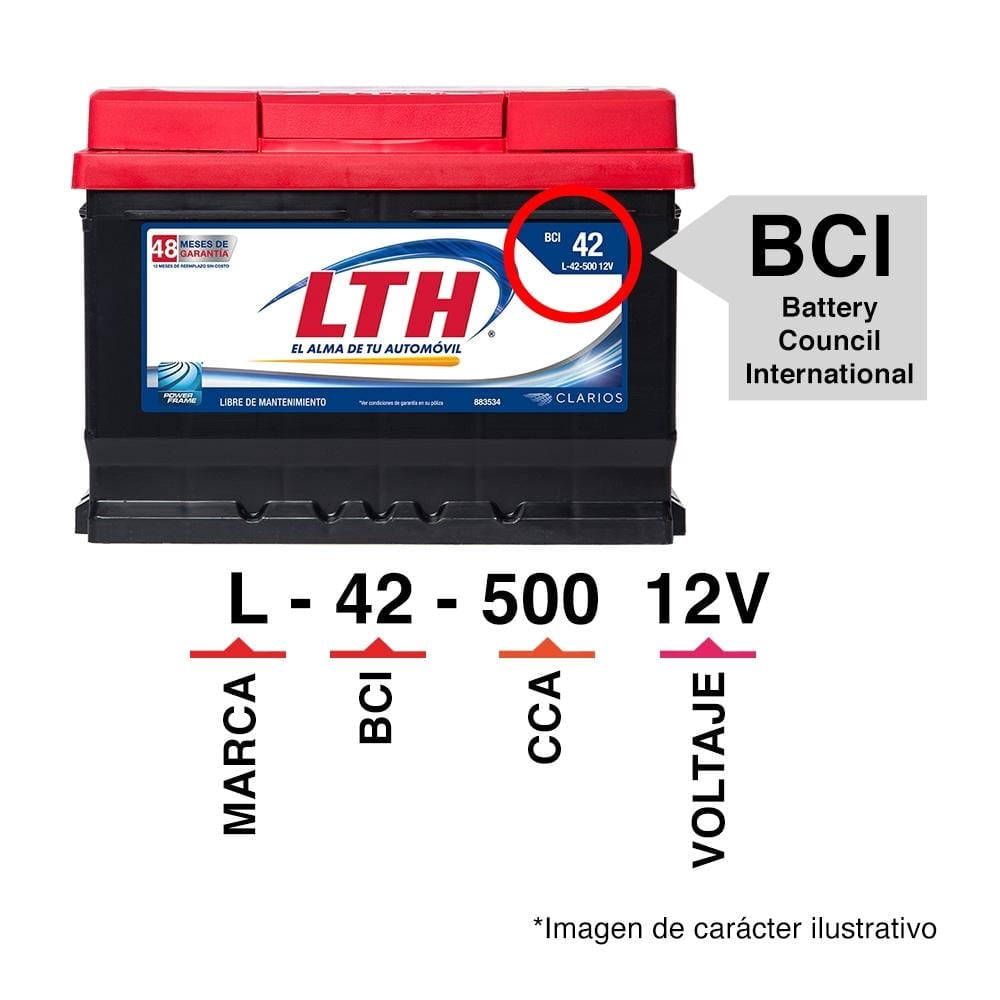 Batería para Auto LTH BCI