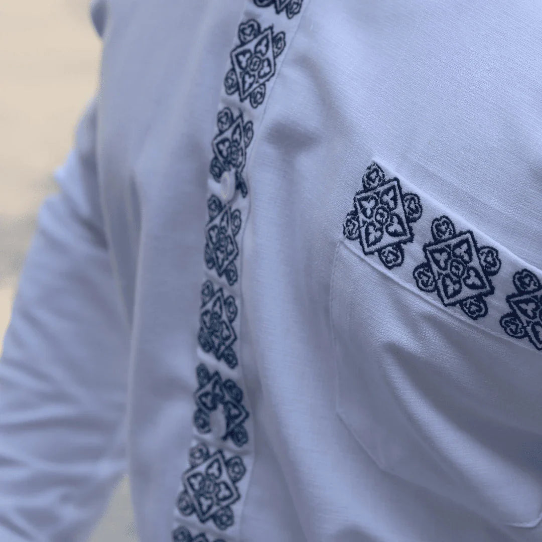 Camisa Guayabera Manga Larga Talavera
