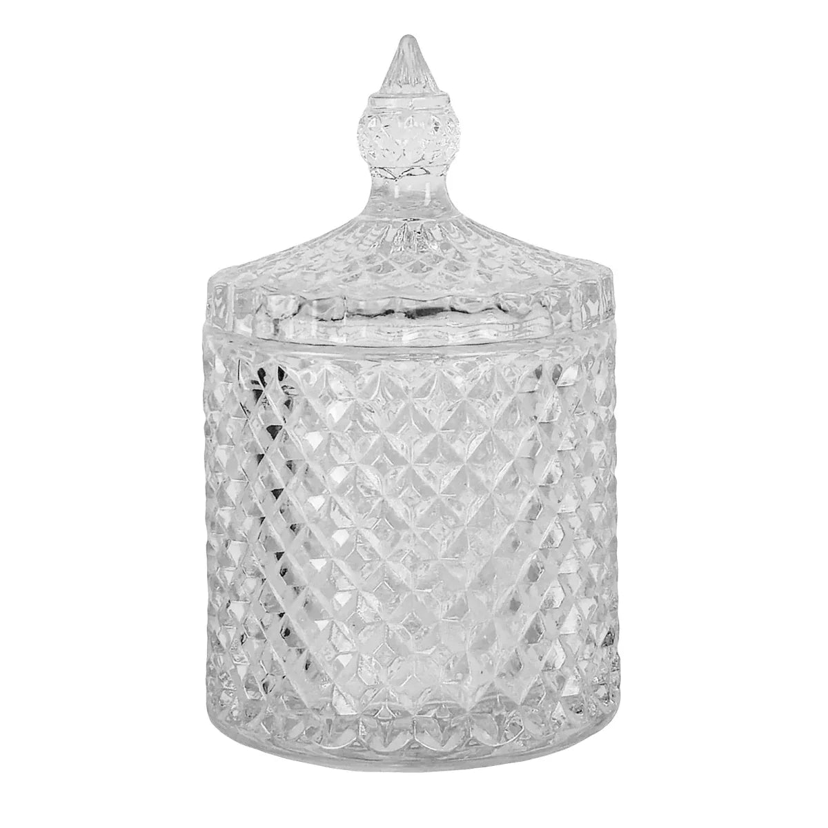 600ml - París Vaso de lujo de vidrio para velas - Frasco Cristal Transparente