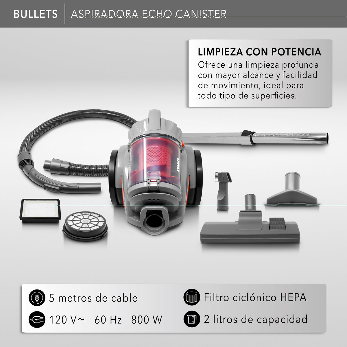 Aspiradora Canister